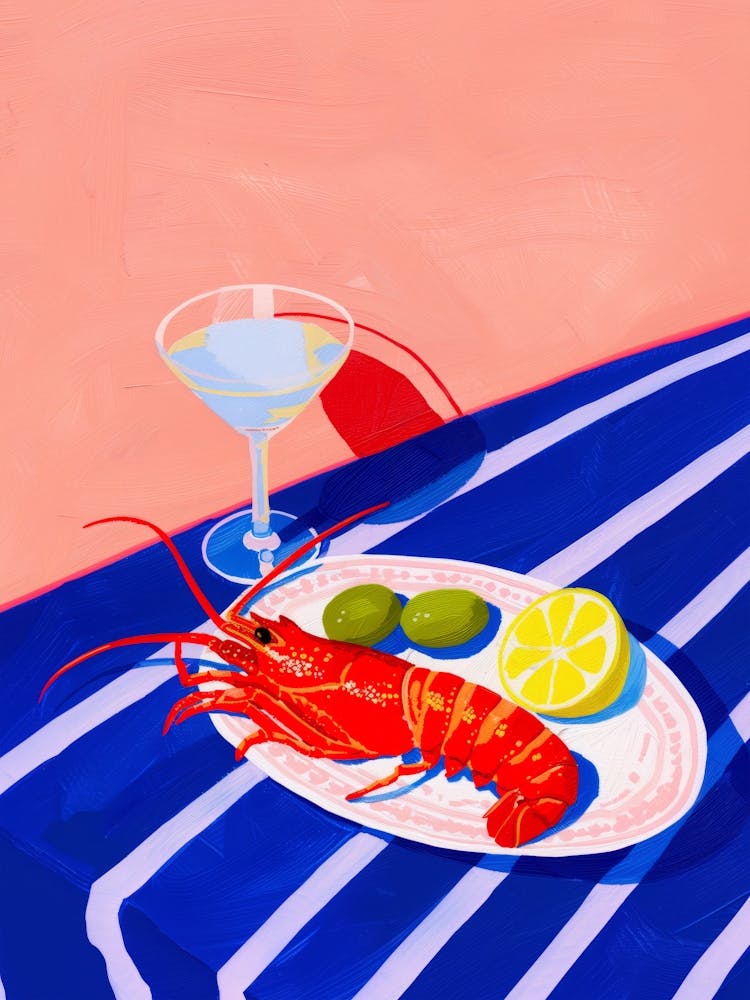 Boho Poster Club 5 Lobster