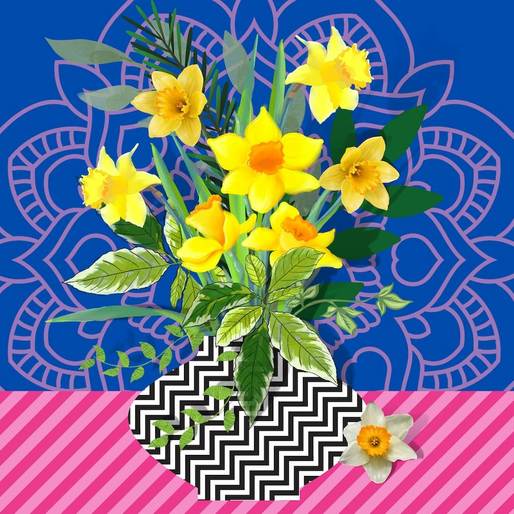 Jonquilles en Vase 2