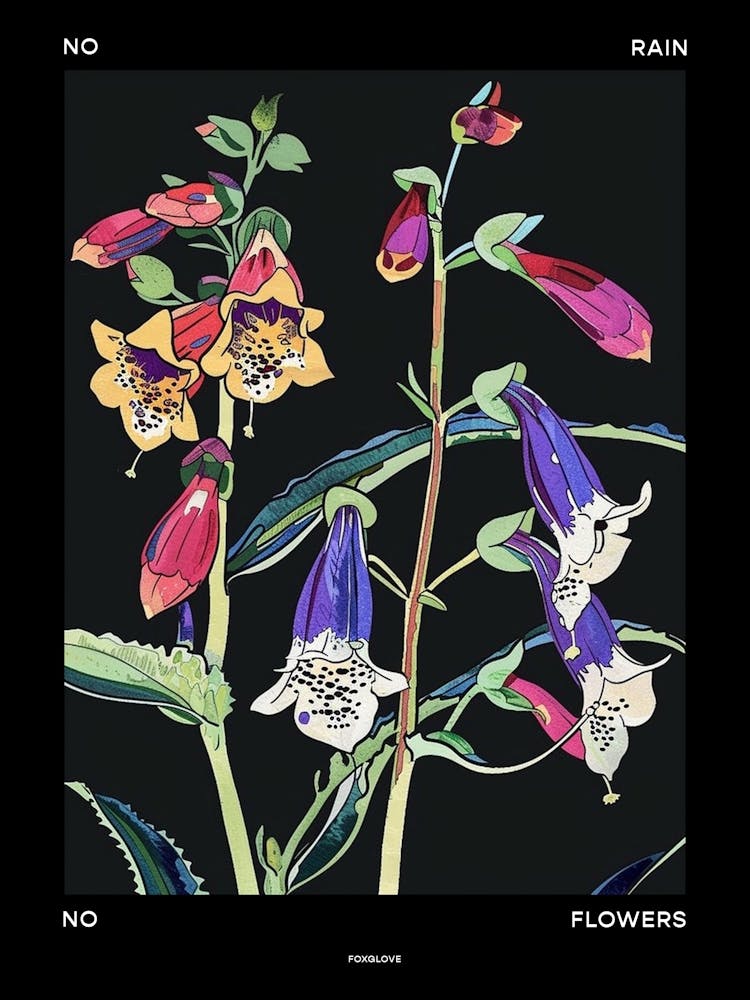 Kein Regen, keine Blumen Poster Fingerhut 1