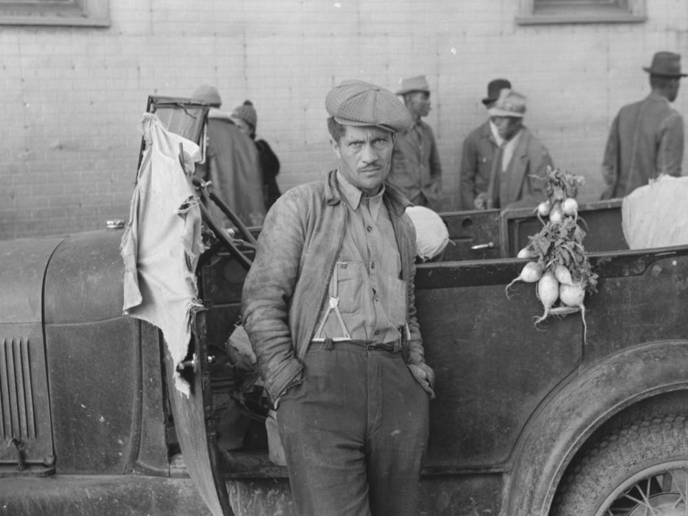Vegetable Vendor, Mound Bayou, Mississippi By Russell Lee