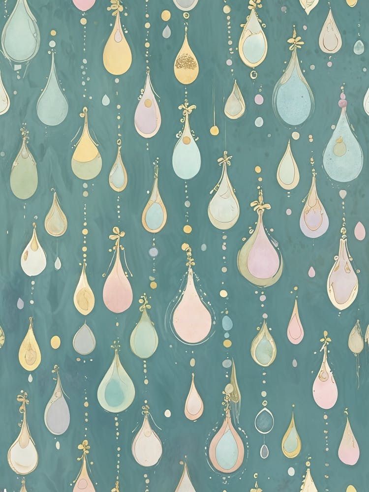 Pastel Raindrops no1