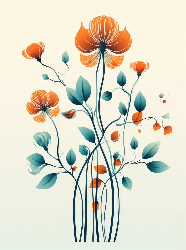 Abstract Flowers 4