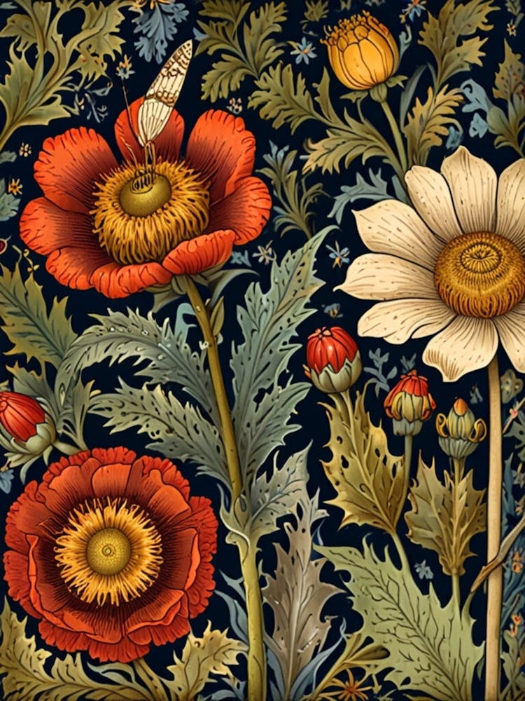 William Morris Poppies 3