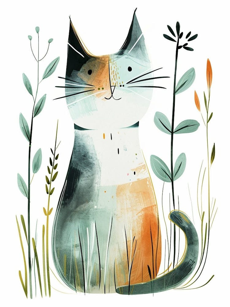 Pixiebob Cat Clipart Illustration 2