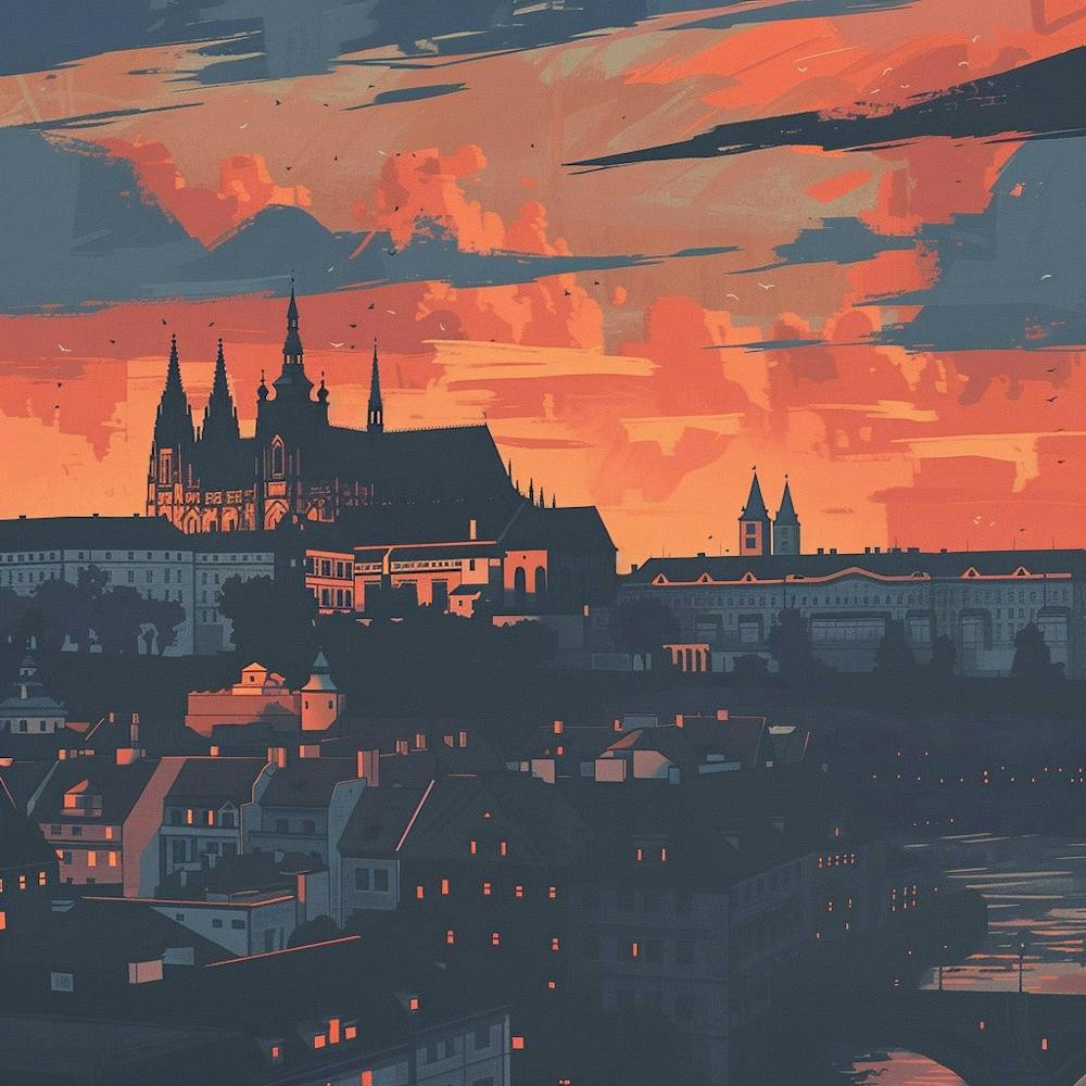 A Prague Castle Lofi Illustration 1720468189 1