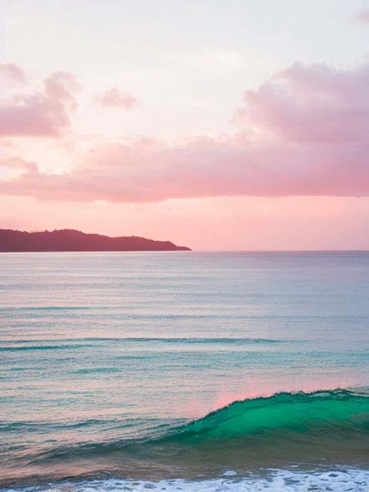 Maracas Bay, Trinidad And Tobago Pink Photography 1