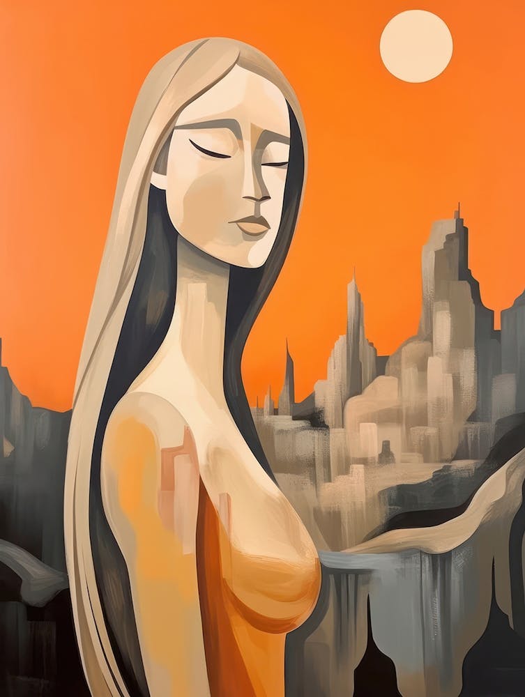 Woman In A City
