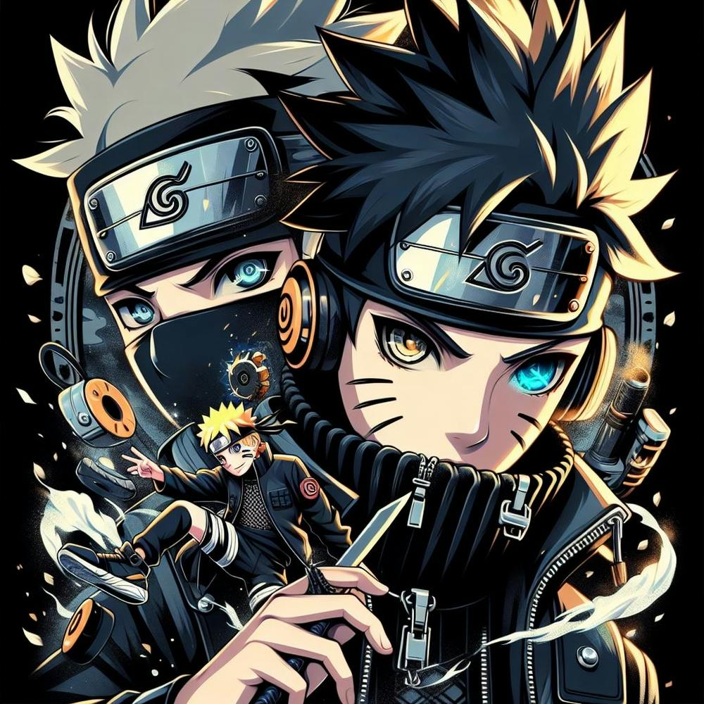 Naruto with him
