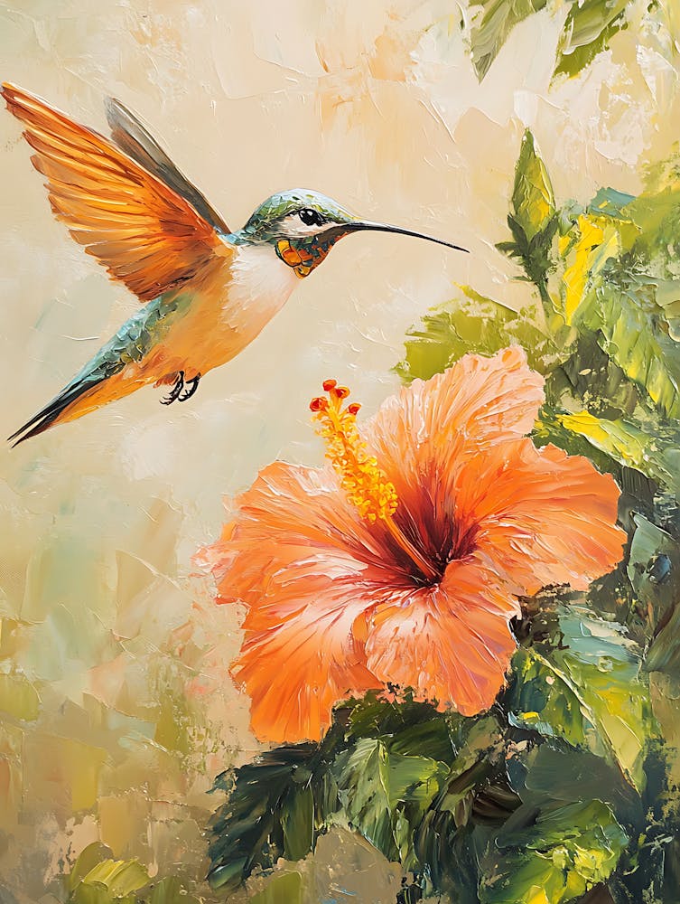 Hummingbird Loves Hibiscus 7