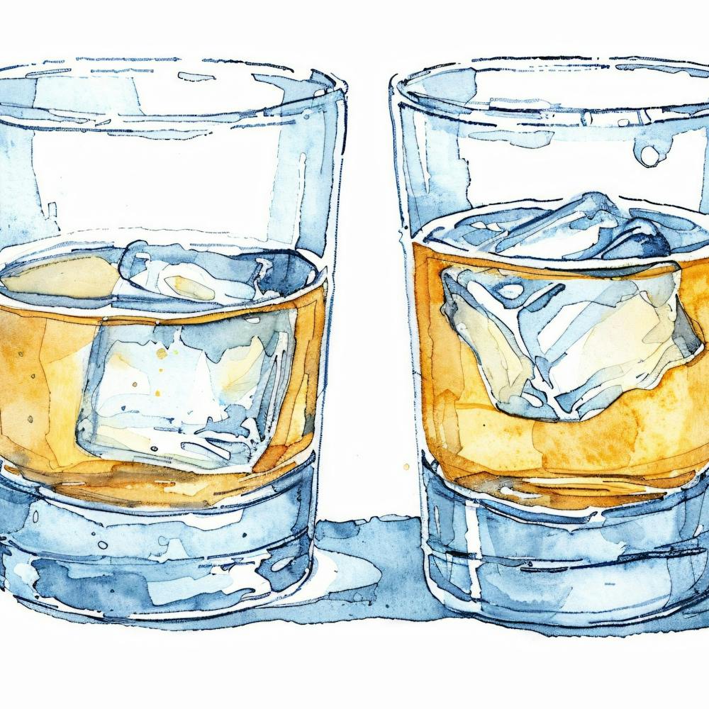 Two Glasses Of Whiskey