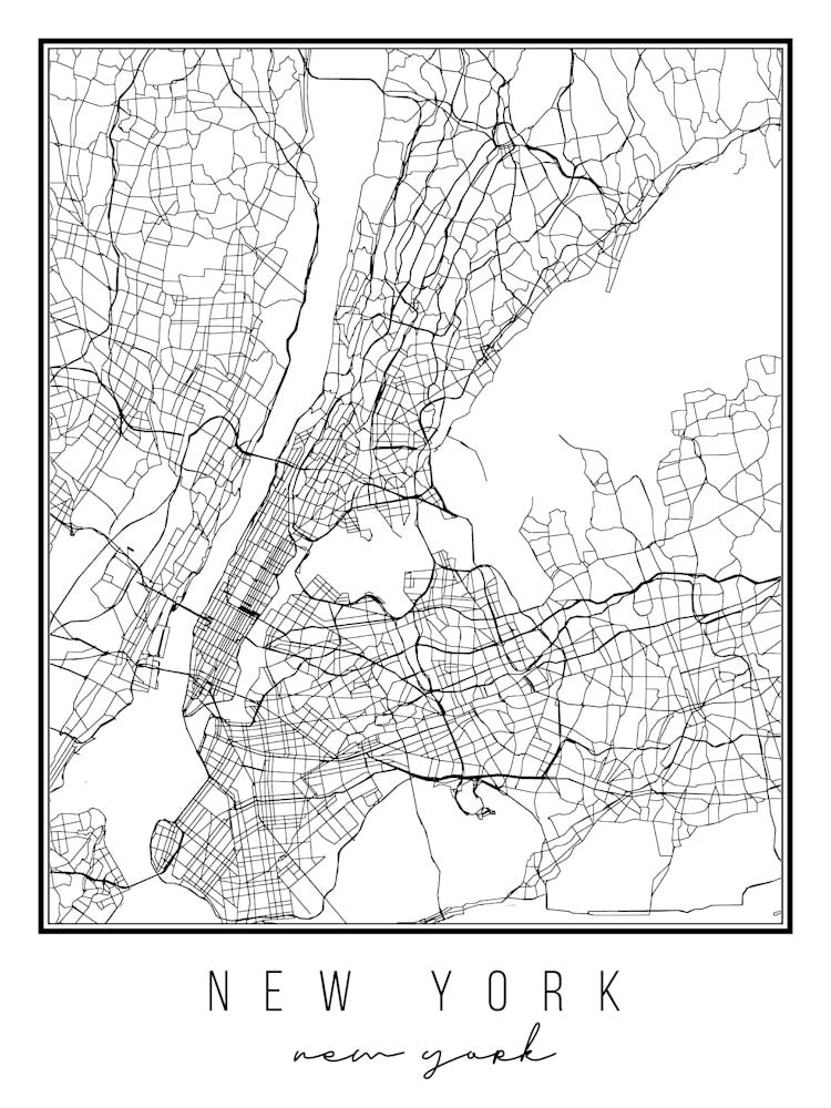 New York New York Street Map