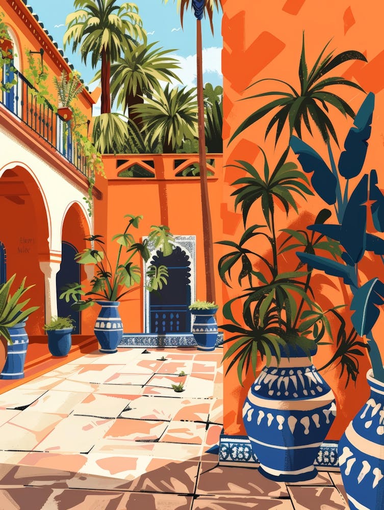 Mediterranean Courtyard