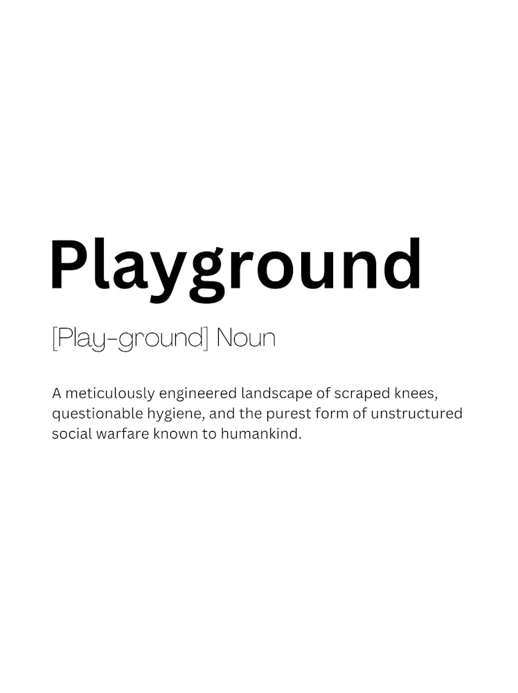 Playground Definition Meaning