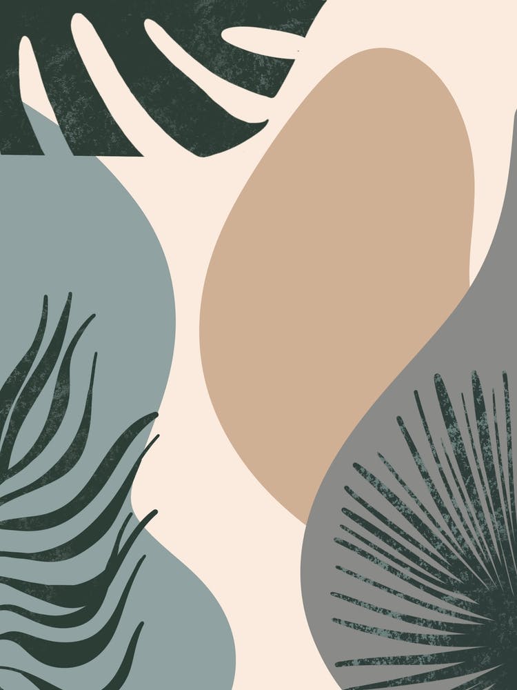 Abstract Tropical Leaves 11