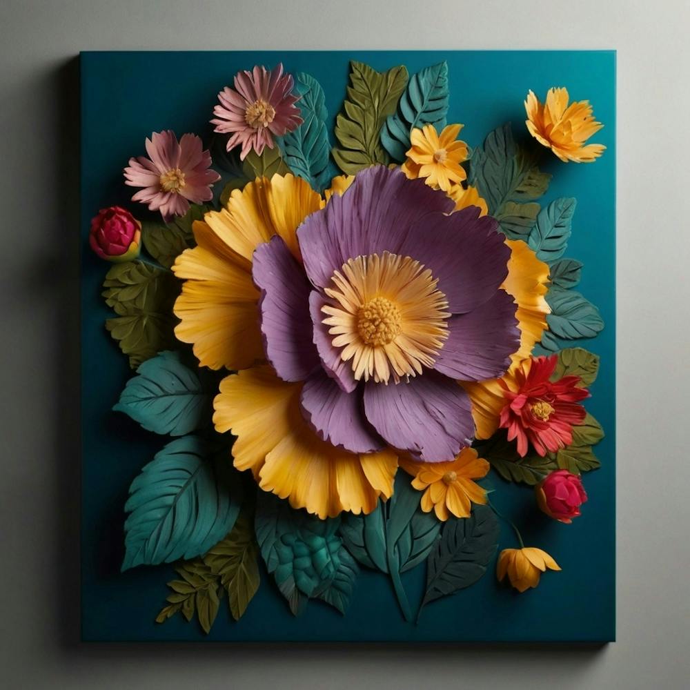 Paper Flower Wall Art