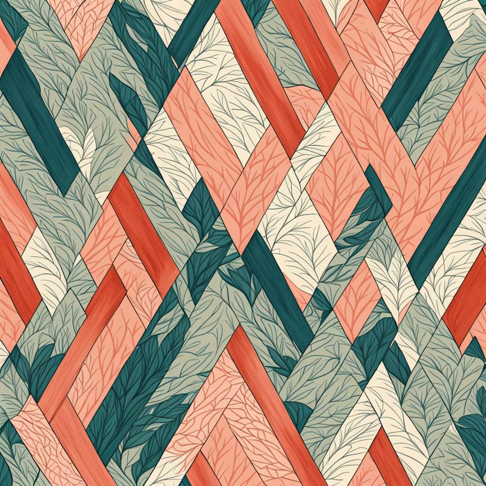 Tartanmuster Mid-Century, nahtloses flaches Muster, 244