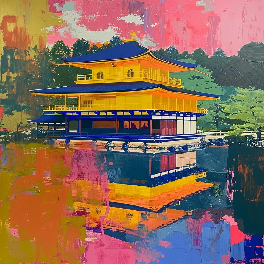 Colourful Gardens Ginkaku Ji  Temple Japan 5