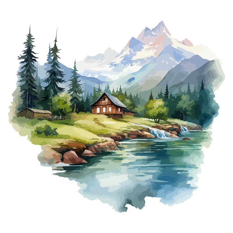 Watercolor Landscape Painting 13