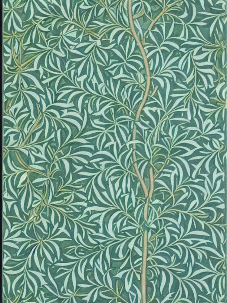 European Silver Fir tree Vintage Botanical