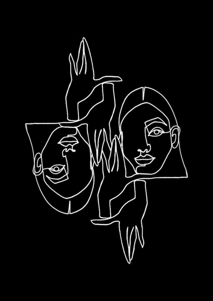 Ellen Black and White