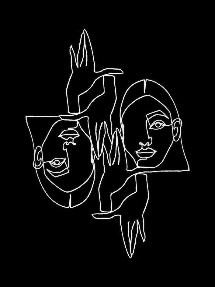 Ellen Black and White