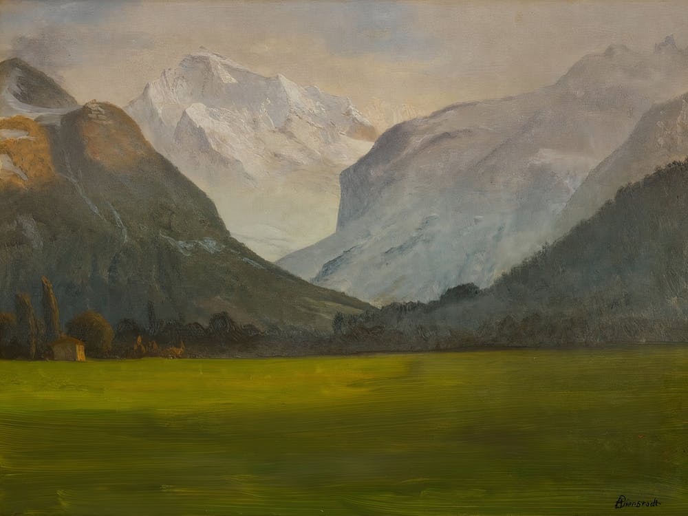 Jungfrau After First Snow, Albert Bierstadt