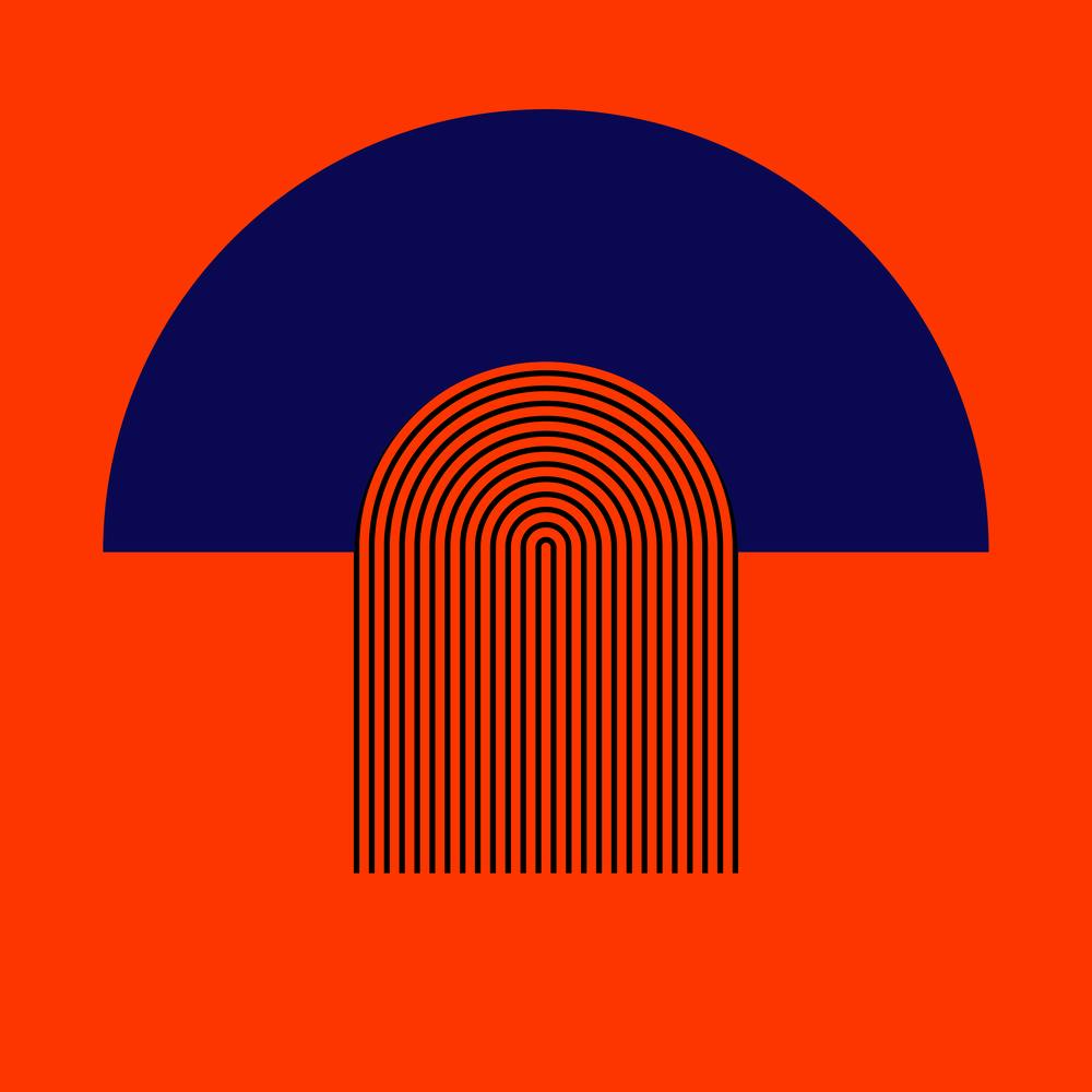 Orange Mid-Century Arch 4