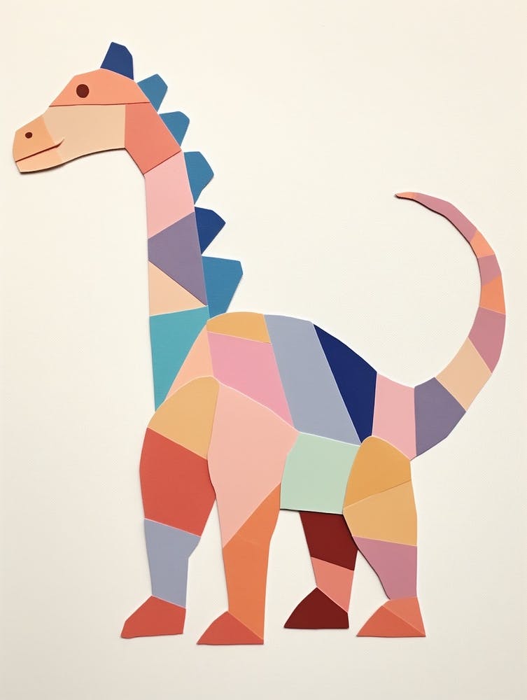 Nursery Dinosaur Art Parasaurolophus 2
