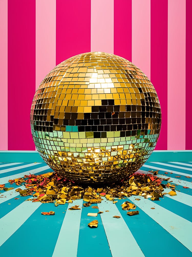 Disco Ball Pop Art