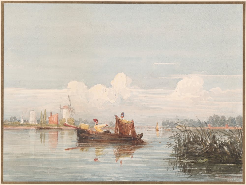 The Thames At Battersea (1824), David Cox