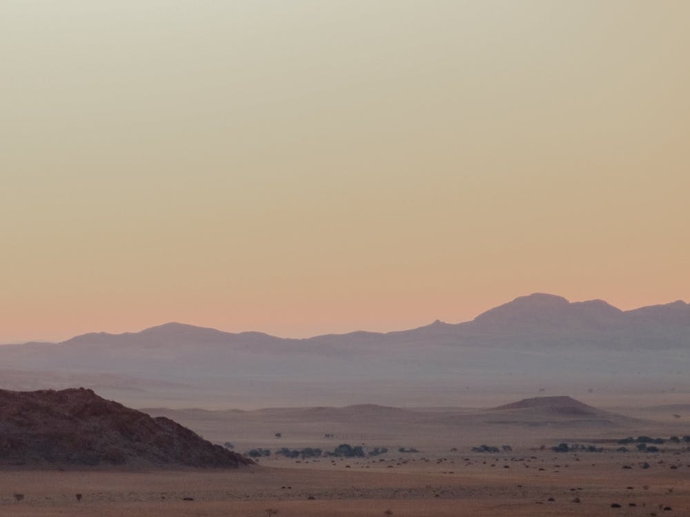 Sunset at Namib Desert