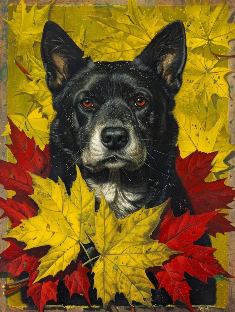 Autumn Dog