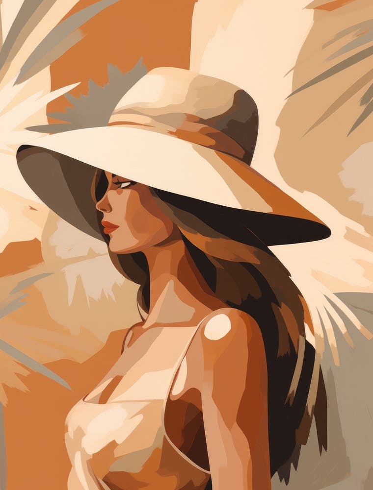 Woman In A Hat 9