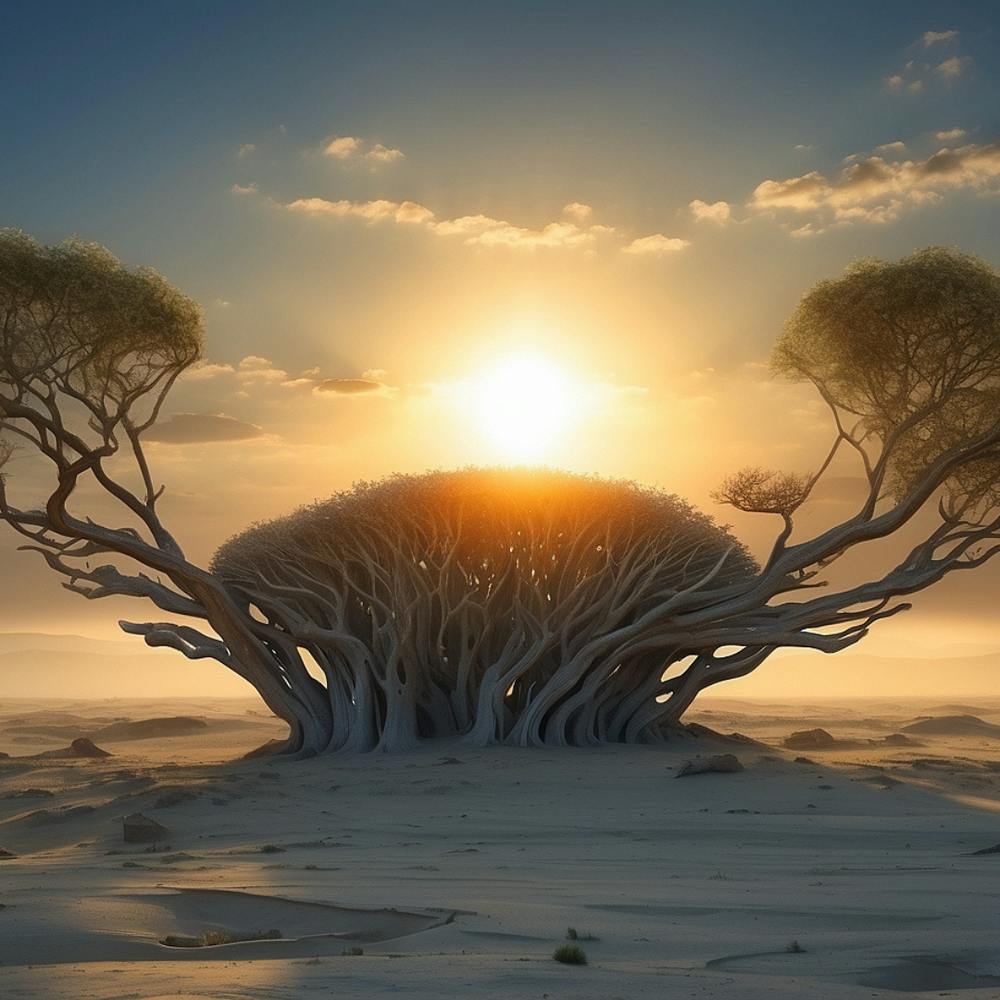 Tree In The Desert