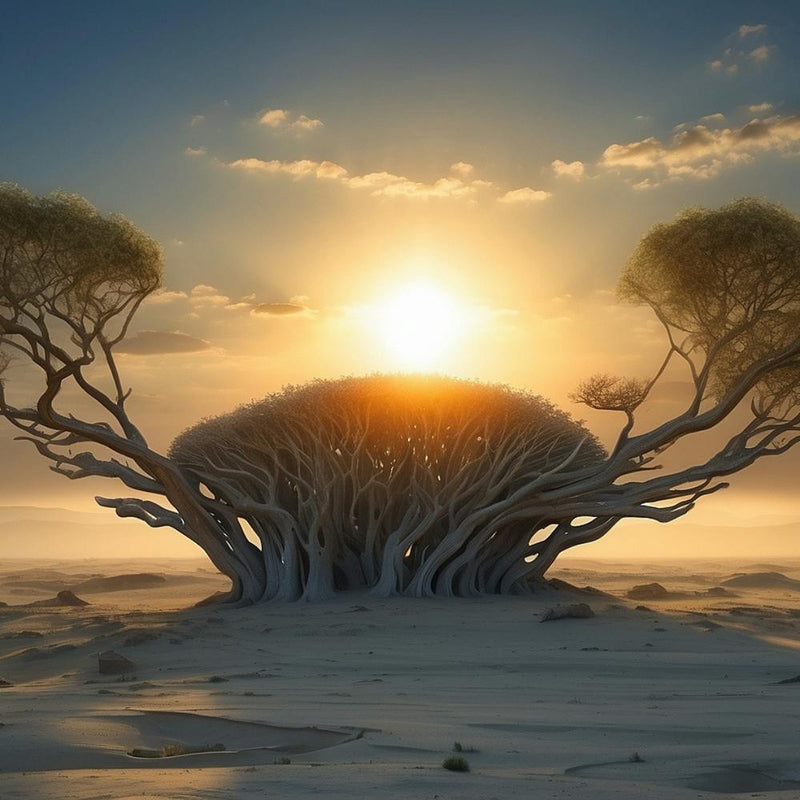 Arbre Dans Le Désert
