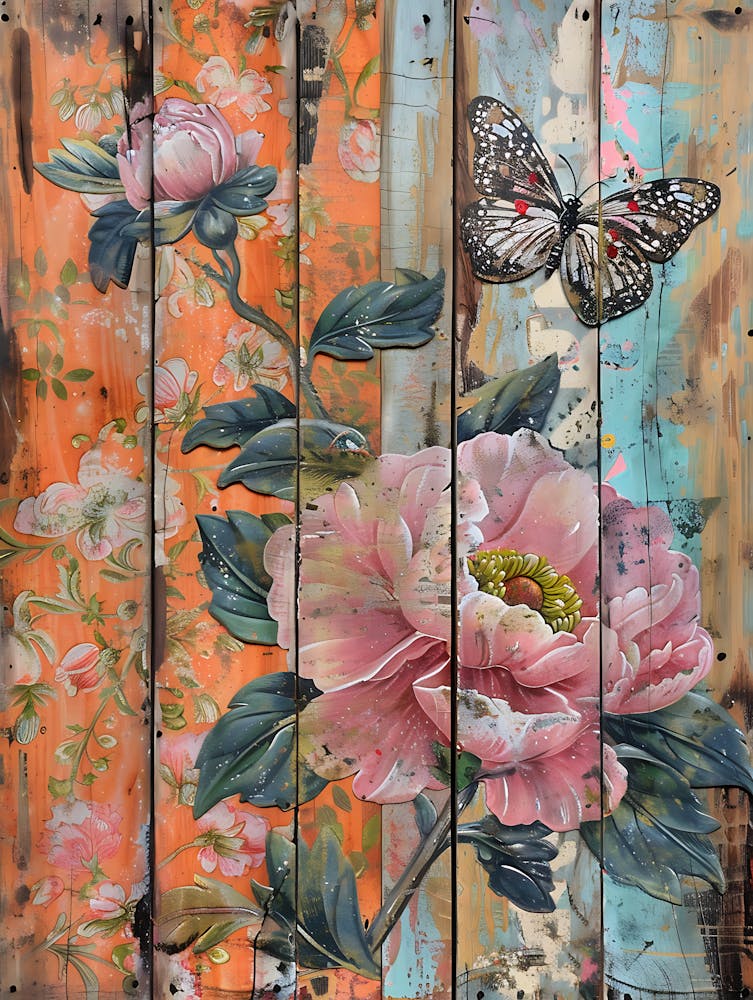 Butterfly And Flowers 15
