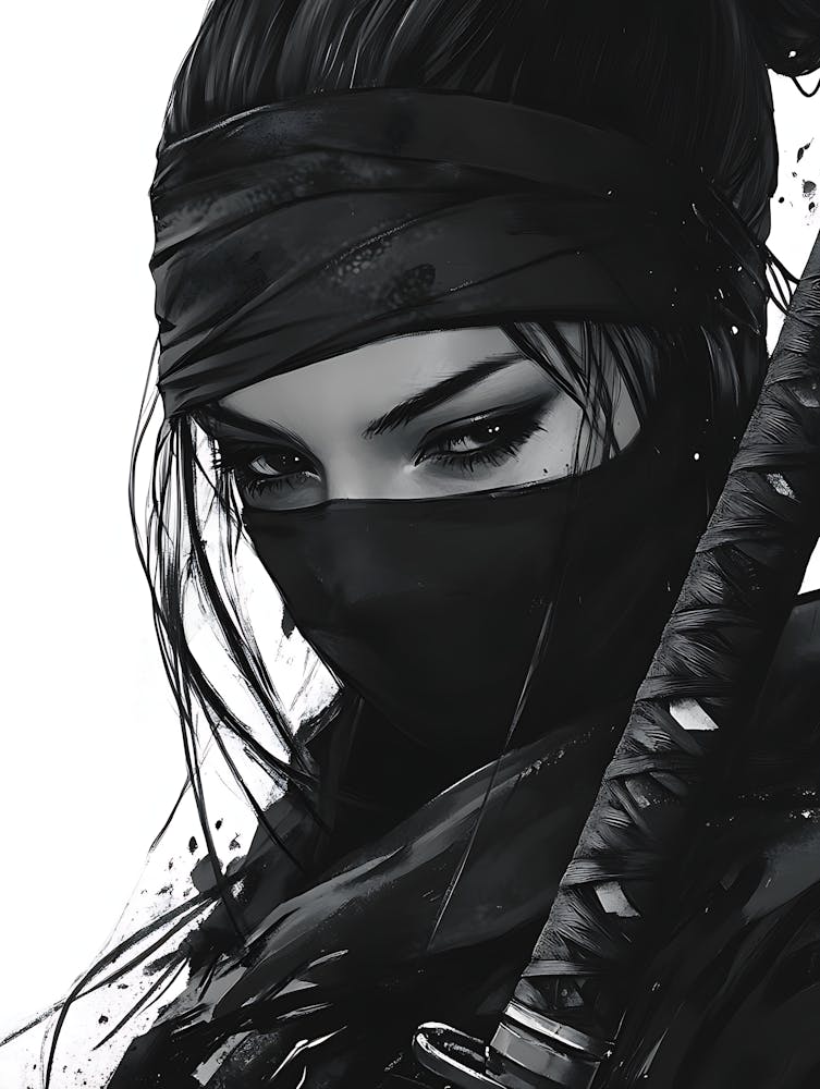 Mystery Beautiful Ninja Girl 20