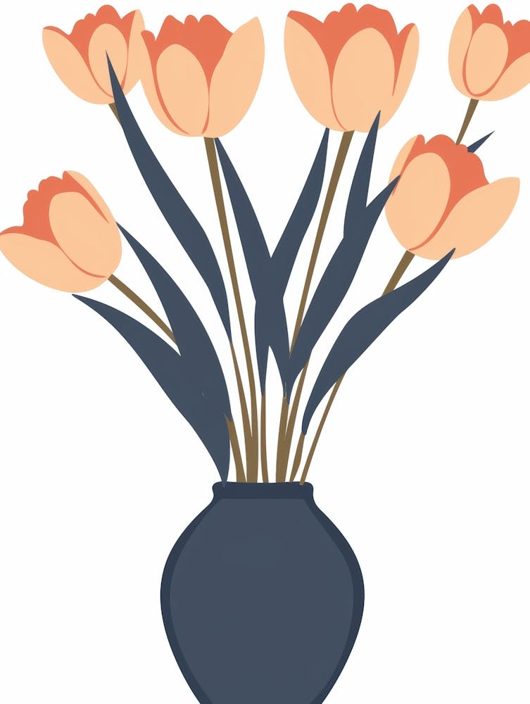 Tulips In A Vase 4