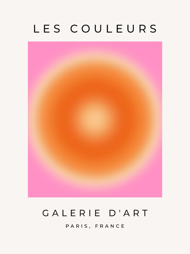 Les Couleurs | 11 - Rosa und Oranger Aura-Verlauf