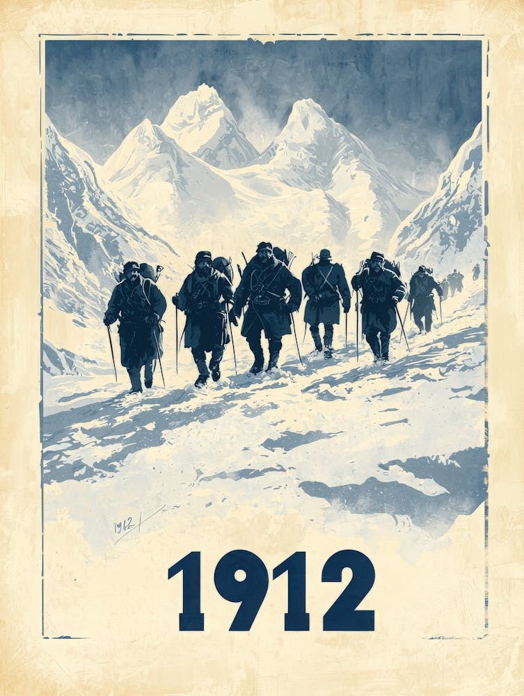Aihrgdesign A Vintage Adventure Poster Of A 1912 Polar Expedi Bd06875d 636d 4569 B9c3 9fa0cd6eb0df 2