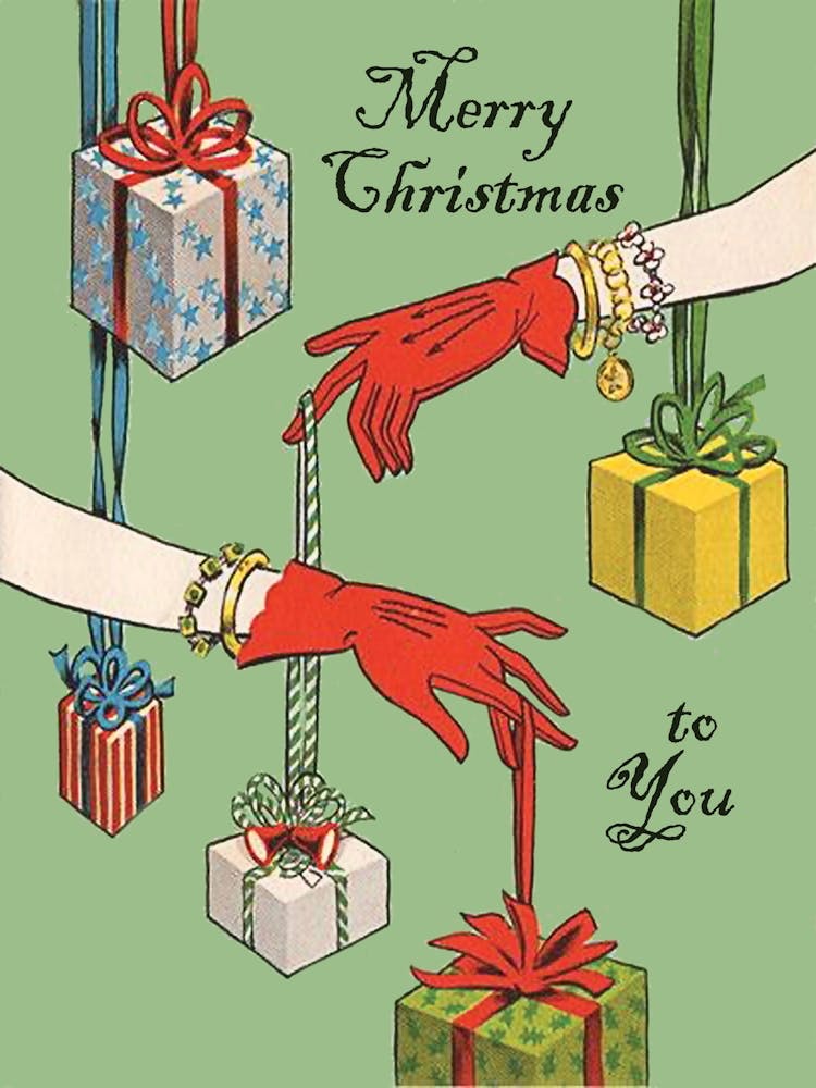 Hands And Christmas Gifts