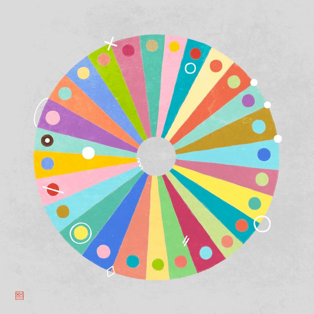 Slices Of Color Mandala