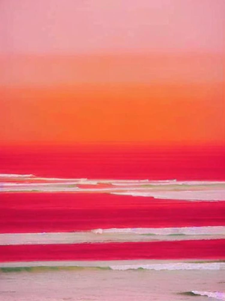 Porthcurno Beach, Cornwall Pink Beach