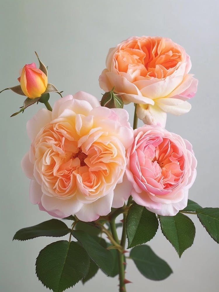 English Roses Painting Rose In A Book 3