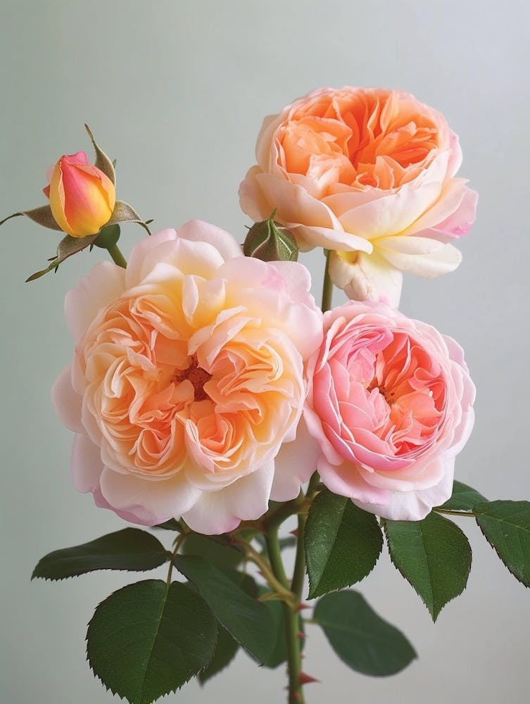 English Roses Painting Rose In A Book 3