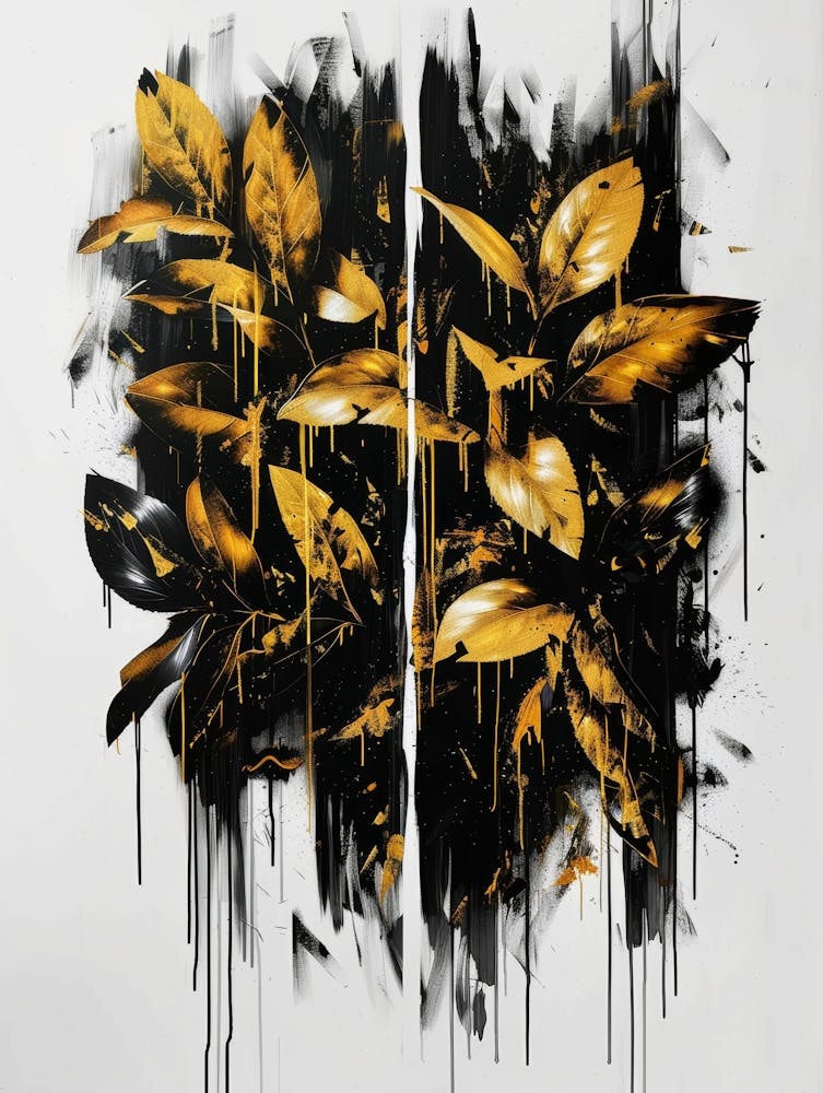 Gold Leaves 5