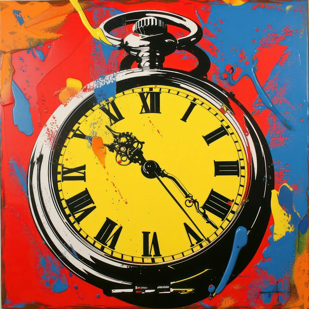 Pocket Watch Pop Art