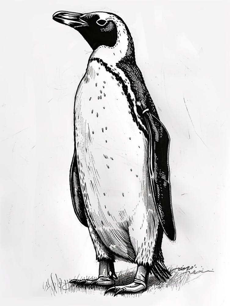 King Penguin Standing Tall And Proud 4
