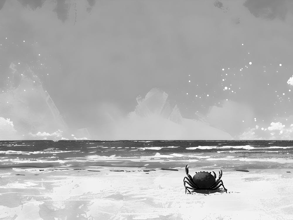 Crab At The Beach