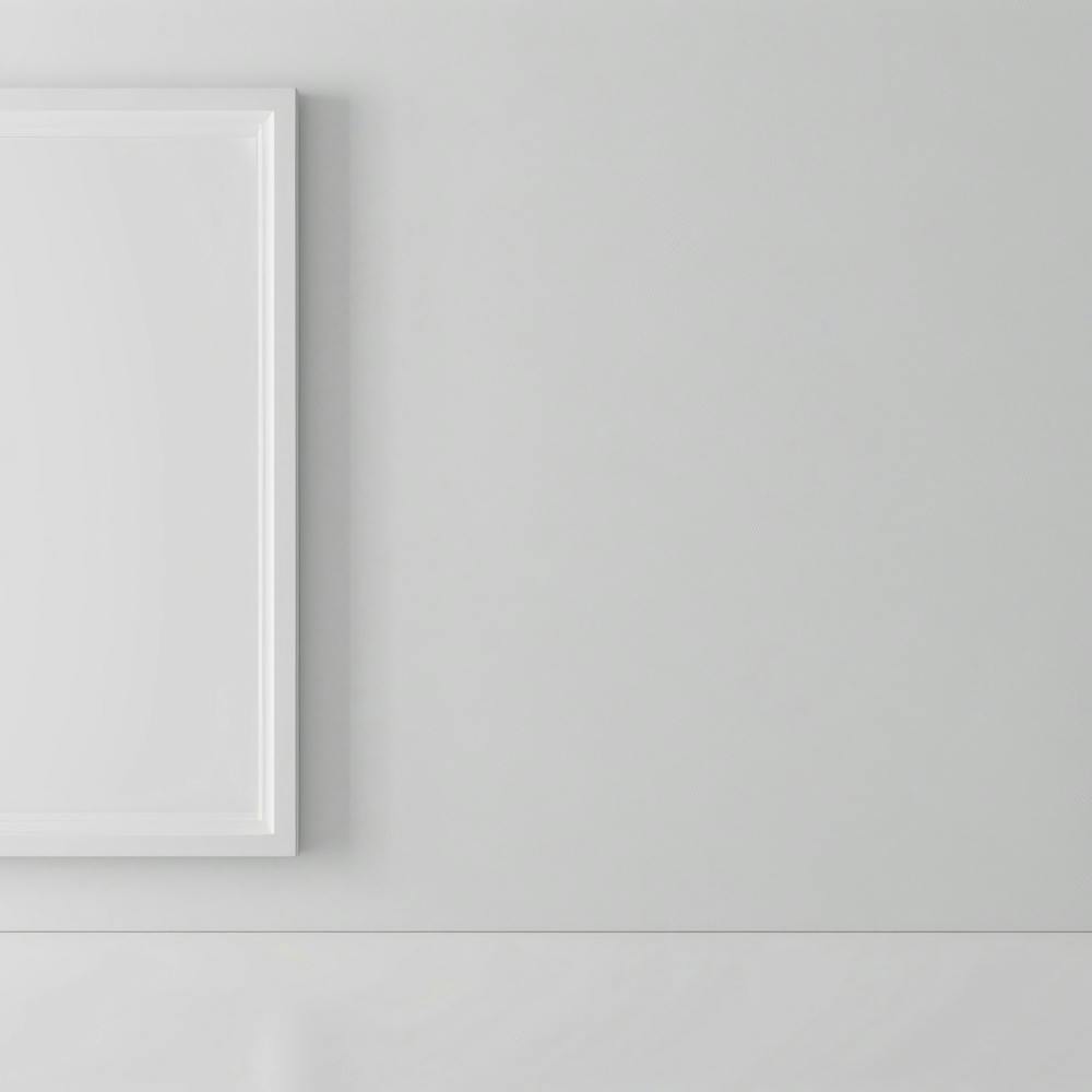Blank Frame On The Wall